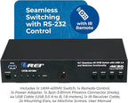 OREI 4x1 KVM HDMI Seamless Switch Multiviewer, Share Multiple Devices, Gaming - Image 7