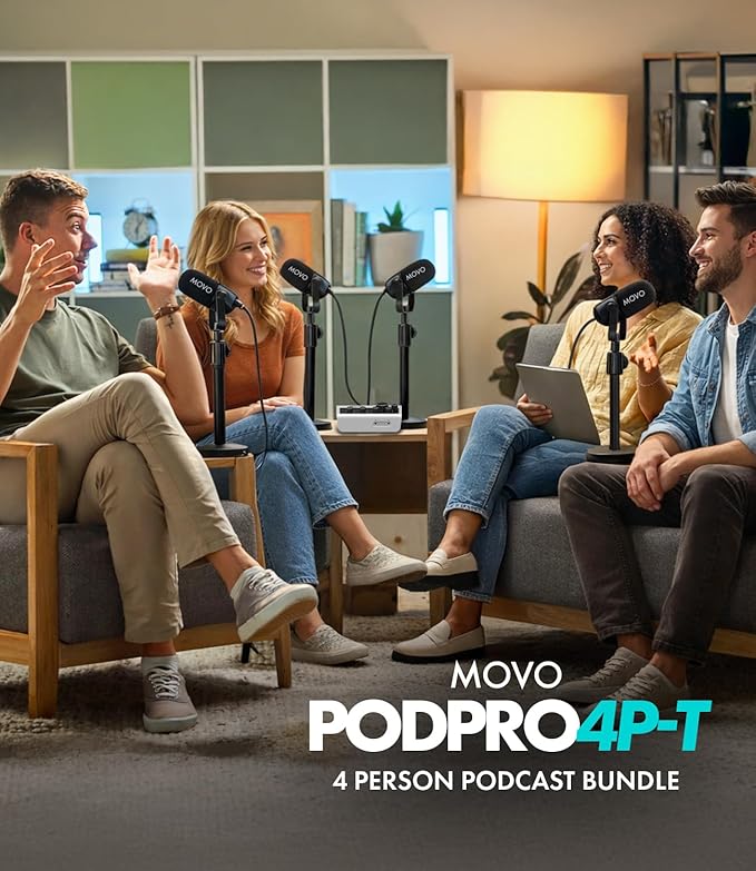 Movo PodPro Portable Podcast Equipment Bundle - Image 2