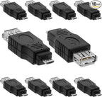 Cmple - [10 Pack Micro USB to USB Adapter Standard USB 2.0 A Female Jack to by Cmple