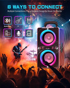 Bluetooth Speaker, 200W Loud Stereo - Image 5