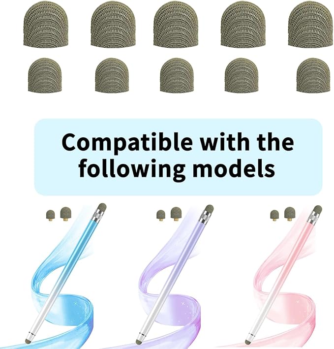 Replacement Fiber Mesh Tips for Stylus Pens - Image 4