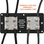400A Bus Bar 8 M10 Terminal Studs Modular Design Tin Plated Copper Distribution - Image 5