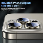 Uyiton Compatible with iPhone 16 Pro/iPhone 16 Pro Max Camera Lens Protector - Image 5