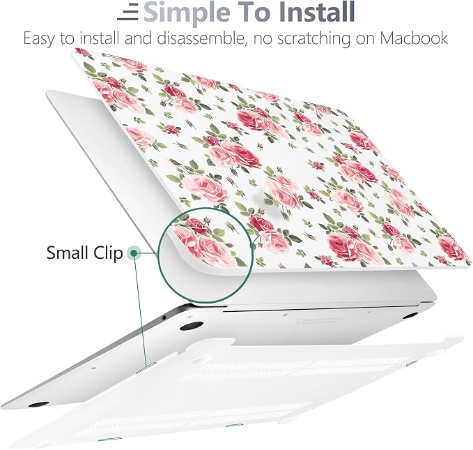Batianda Case for M1 MacBook Air 13 Inch Model A2337 A2179 A1932 2021 2020 2019 - Image 5