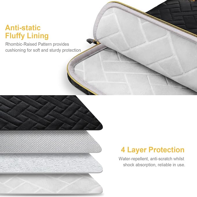Lacdo 15-15.6 Inch Laptop Sleeve Case - Image 2