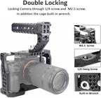 A7iii / A7riii Full Camera Cage Rig and ARRI Locating Top Handle, - Image 3