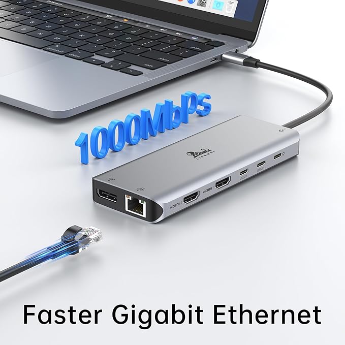 LIONWEI Laptop Docking Station 13 in 1 - Image 7