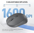 TECKNET Bluetooth Wireless Mouse, Compact & Portable, Silent Click, Ergonomic - Image 3
