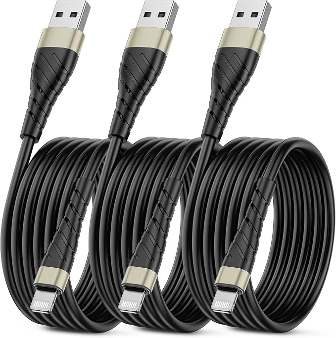 OIITH MFi Certified for iPhone Charger Cable 3 Pack 10 Ft, Extra Long for by OIITH