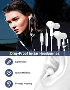 iMangoo for Apple MFi-Certified Headphones for Lightning Wired Earbuds Magnetic - Image 3