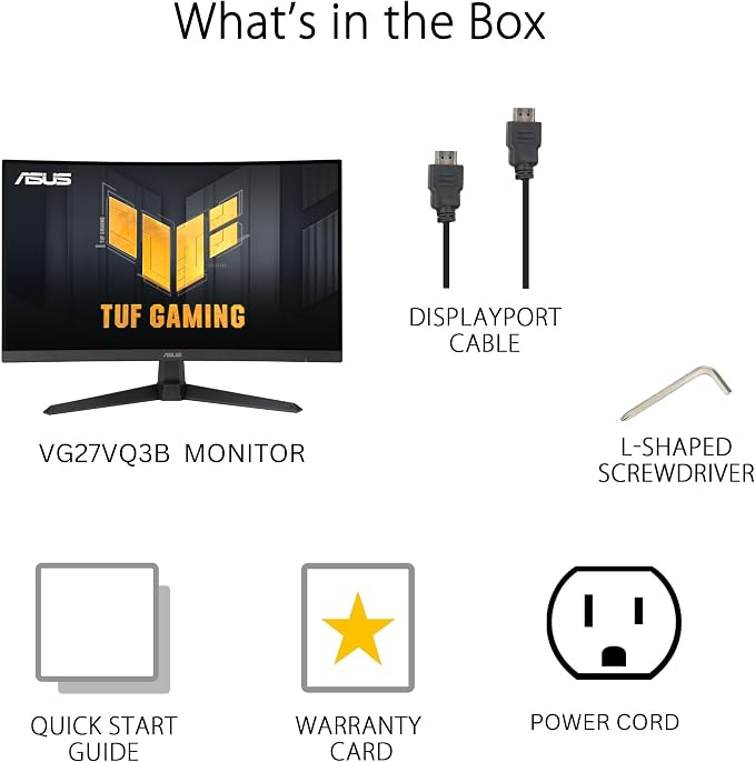 ASUS TUF Gaming 27” 1080P Curved Monitor – Full HD, Extreme Low Motion Blur Sync - Image 7