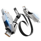 4-in-1 Long USB C Cable 100W 10FT Compatible - Image 8