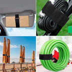 64ft 1.5 Inch Wide Cable Straps, Jumpso Adjustable Fastening Hook and Loop - Image 6