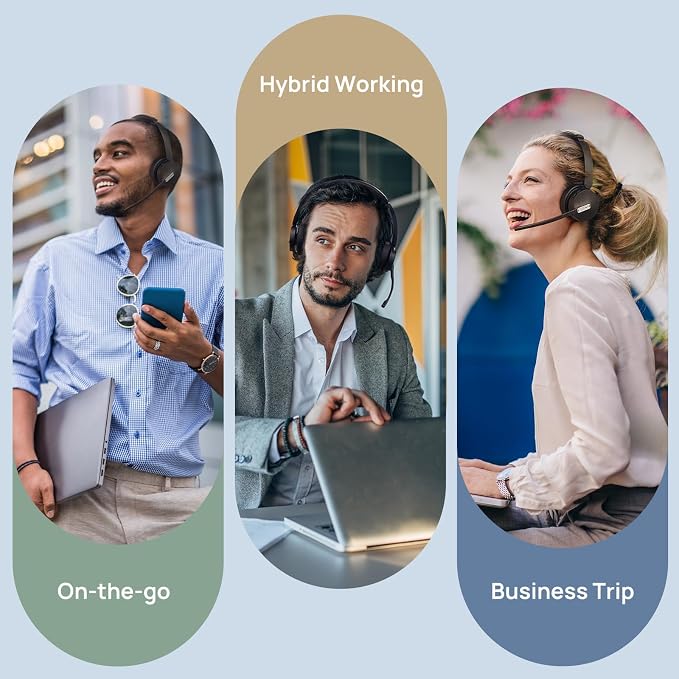 Yealink WH64 Hybrid with DECT Dongle, 492ft Range, 32 Talk Time Bluetooth - Image 9