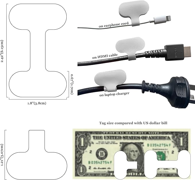 Mr-Label – Hook and Loop Cable Labels– Upgraded Writable Cable Wraps - Image 2