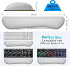 Dapesuom Enlarge Keyboard Wrist Rest, Cute Memory Foam Keyboard Wrist Cushion - Image 6