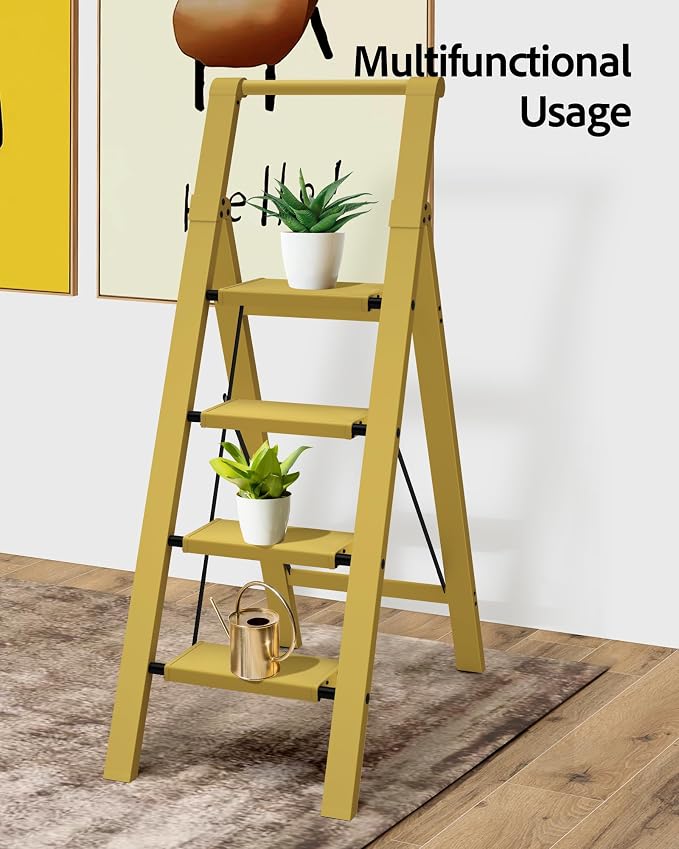 Taranta 4 Step Ladder, Lightweight Aluminum Step Stool - Image 8