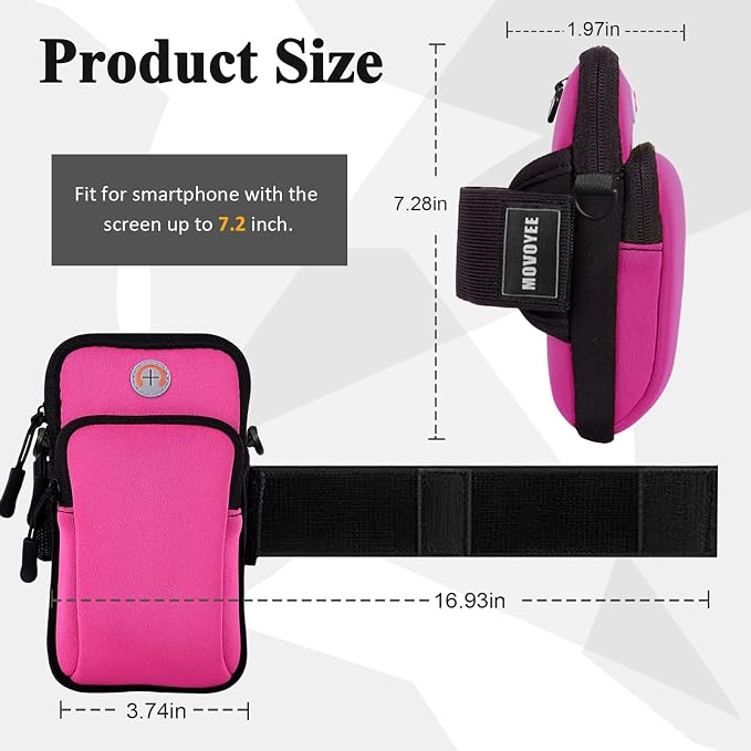 Phone Holder for Running Armband Cell Phone Holder, Small Purses for Women - Image 7