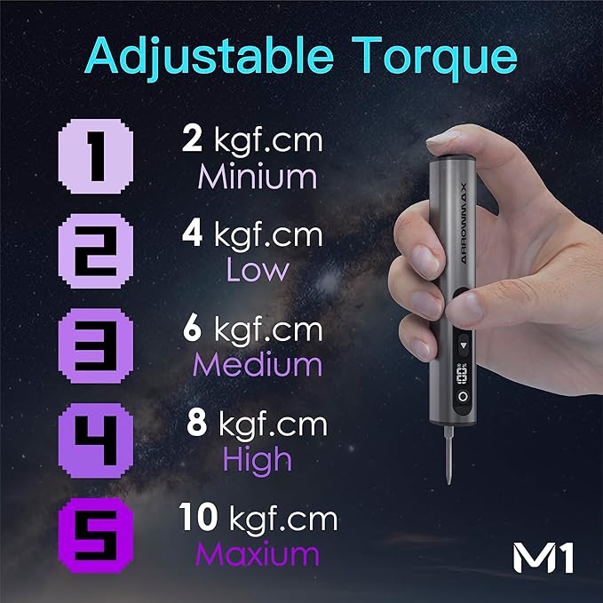 AM ARROWMAX 7.4V Mini Electric Screwdriver & Removable Angle Screw, Precision - Image 4