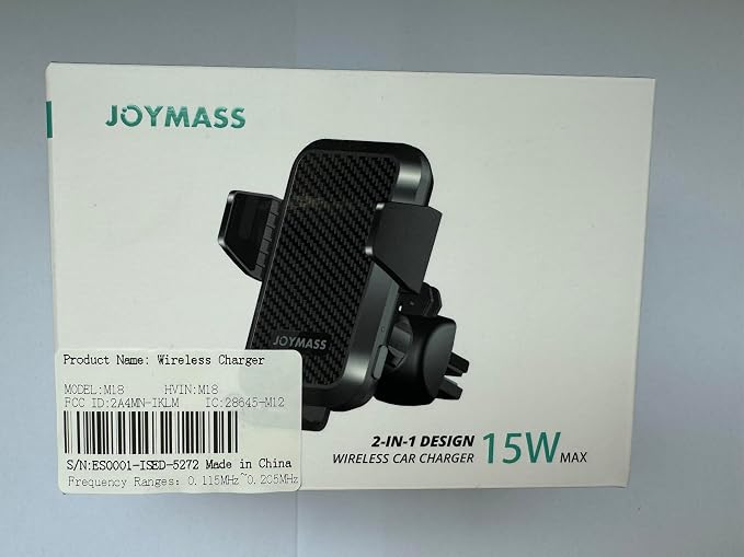 Wireless Car Charger, 15W Fast Charging Auto Clamping Car Charger Cell Phone - Image 8