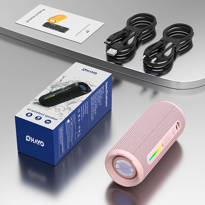 OHAYO Portable Bluetooth Speaker, IPX7 Waterproof Wireless Speaker - Image 8