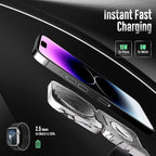 Fast Wireless Charger, Magnetic Foldable 3 in 1 Charging Station - Image 5