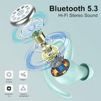 Wireless Earbuds Bluetooth 5.3 Headphones Sports, 48Hrs Playtime Bluetooth - Image 2