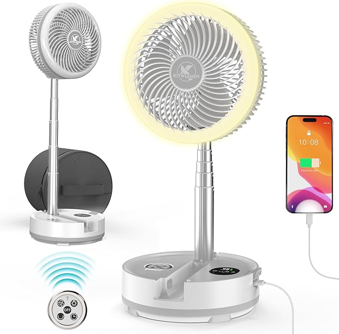 40000mAh Battery Operated Camping Fan by KITWLEMEN