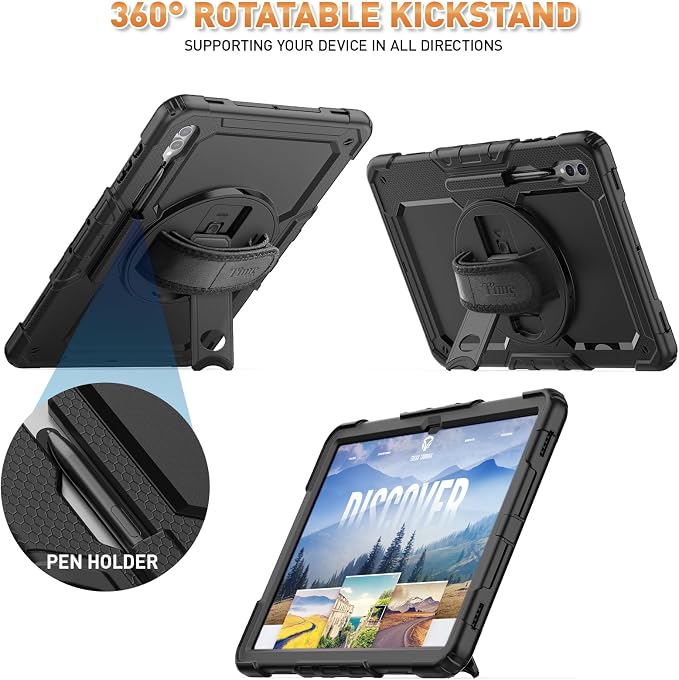 Timecity Case for Samsung Galaxy Tab S10 Ultra/ S9 Ultra/ S8 Ultra Tablet Case - Image 6