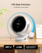 Portable Desk Fan, Clip-On Rechargeable USB Fan - Image 5