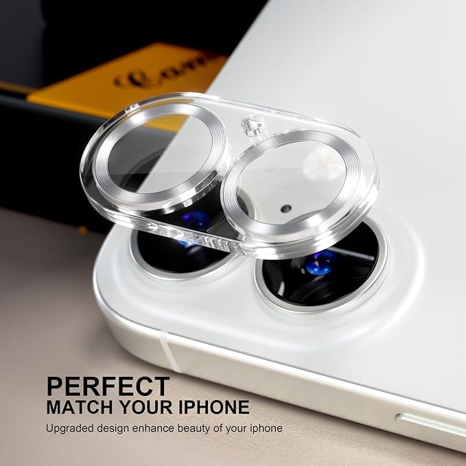 beuxece for 6 Pack iPhone 16 / iPhone 16 Plus Camera Lens Protector 9H Tempered - Image 5
