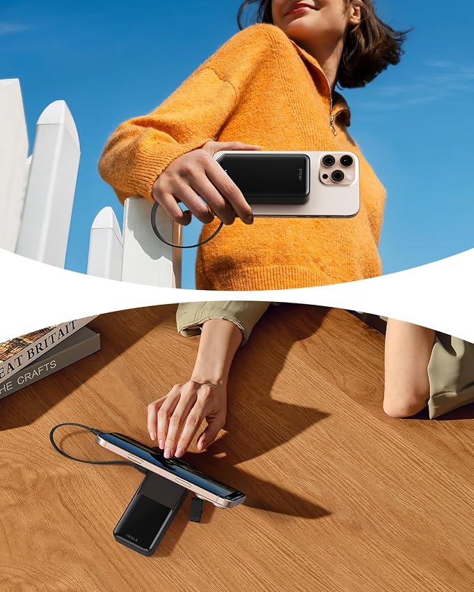 iWALK Portable Charger, Ultra Small 10, 000mAh 30W PD Power Bank, USB C in&Out - Image 7
