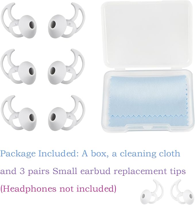 Small Silicone Ear Tips Replacement Earbud Tips Compatible - Image 3