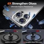 Camera Lens Protector for iPhone 16 Pro Max/16 Pro/15 Pro Max/15 Pro/14 Pro - Image 6