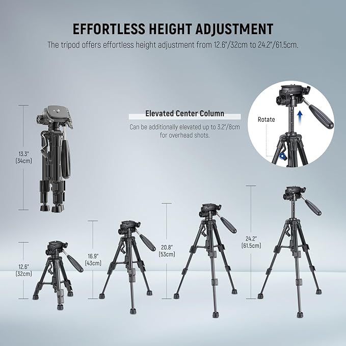 NEEWER Basic Mini Desk Tripod for iPhone & Camera - Image 3