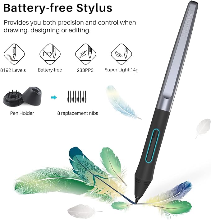 HUION Inspiroy H1060P Graphics Drawing Tablet - Image 2