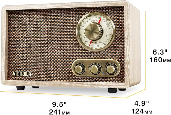Victrola Willow – Retro Wood Bluetooth Radio - Image 7