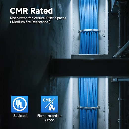 Cable Matters 10Gbps in-Wall Riser Rated 23AWG Bare Copper Cat6 Ethernet Cable - Image 5