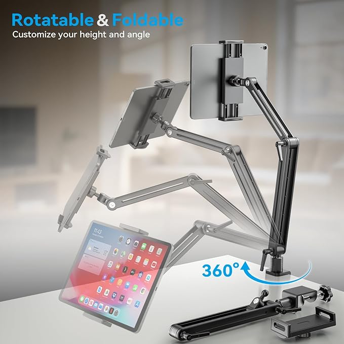 Jakeko Adjustable Tablet Mount for Desk - Image 5
