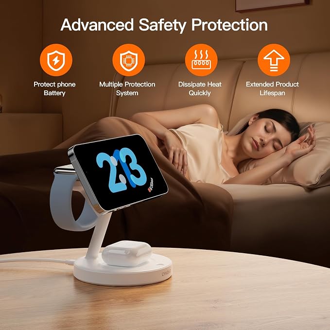 2025 3 in 1 Charging Station for Apple iPhone AirPods Watch - Image 5