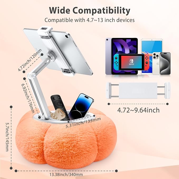 CreaDream Pumpkin Tablet Pillow Stand Holder - Image 4
