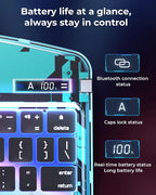 TSQQST Clear Wireless Keyboard Case - Image 5
