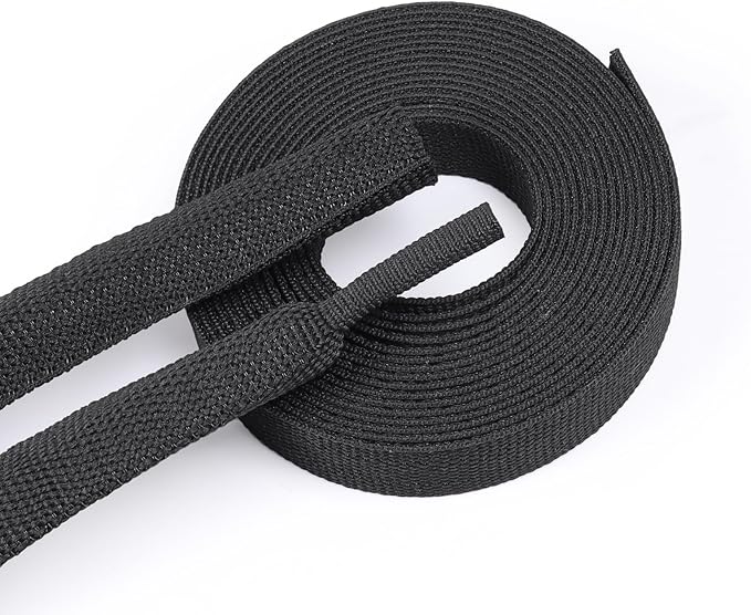 Braided Sleeving 2:1 Shrinkable Fabric Heat Shrink Tubing- Abrasion Protection by BuyUneed