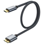 SUNGUY 10Gbps Micro B to USB C Hard Drive Cable 1.5FT, USB 3.1 USB C to Micro B by SUNGUY