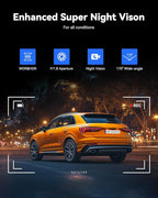 JOMISE T860+ Mirror Dash Cam 4K Front and 2.5K Rear, Detached Front Camera - Image 7
