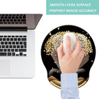 Mouse Pad with Wrist Support, Ergonomic Mouse Pad with Memory Foam Wrist Rest - Image 7