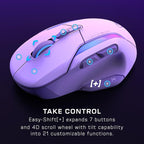 Turtle Beach Kone II Air – Wireless Ergonomic RGB Gaming Mouse, 350-Hr Battery - Image 2