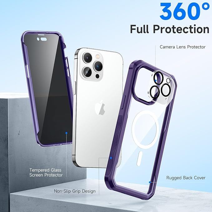 seacosmo for iPhone 14 Pro Case, Full Body Bumper - Image 3