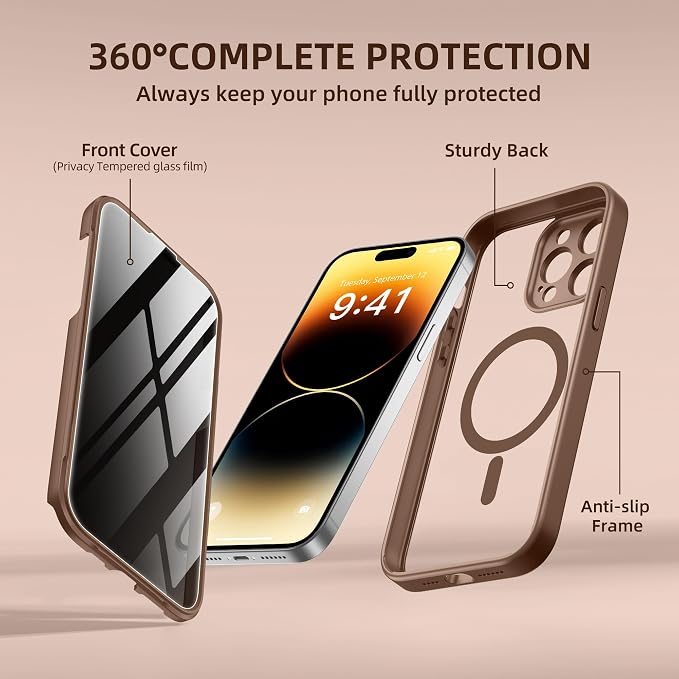 BERFY Magnetic for iPhone 14 Pro Max Case, Compatible - Image 8