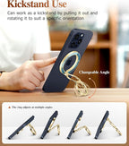 GVIEWIN Magnetic Phone Ring Holder, Compatible - Image 4